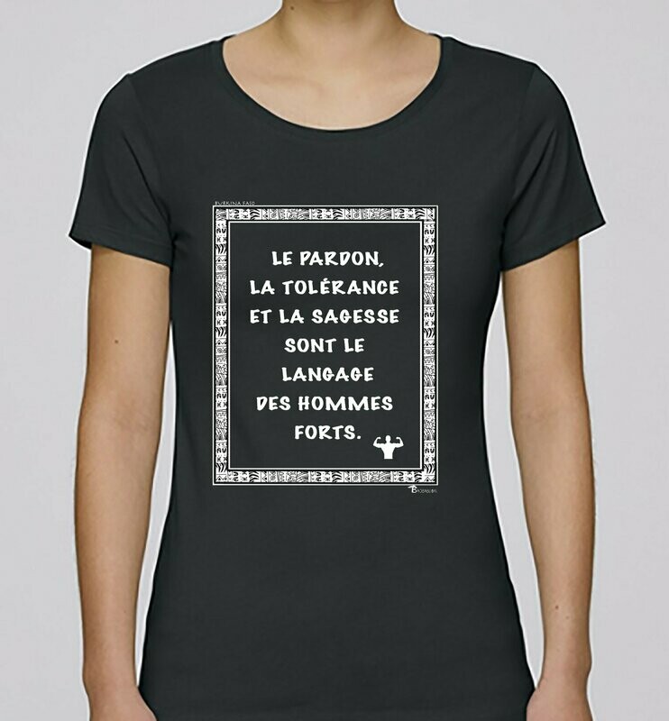 TEE SHIRT PROVERBE ET CITATION BURKINA FASO HOMMES FORTS