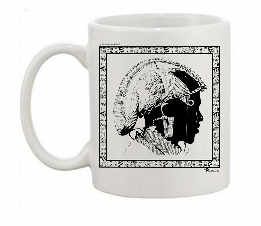 MUG COIFFURE MASAÏ KENYA