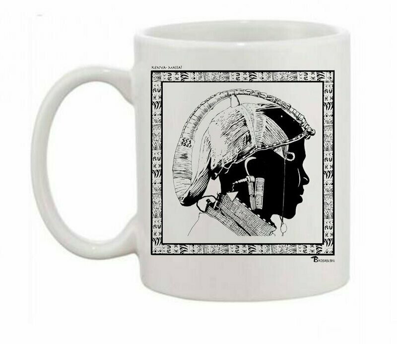 MUG COIFFURE MASAÏ KENYA