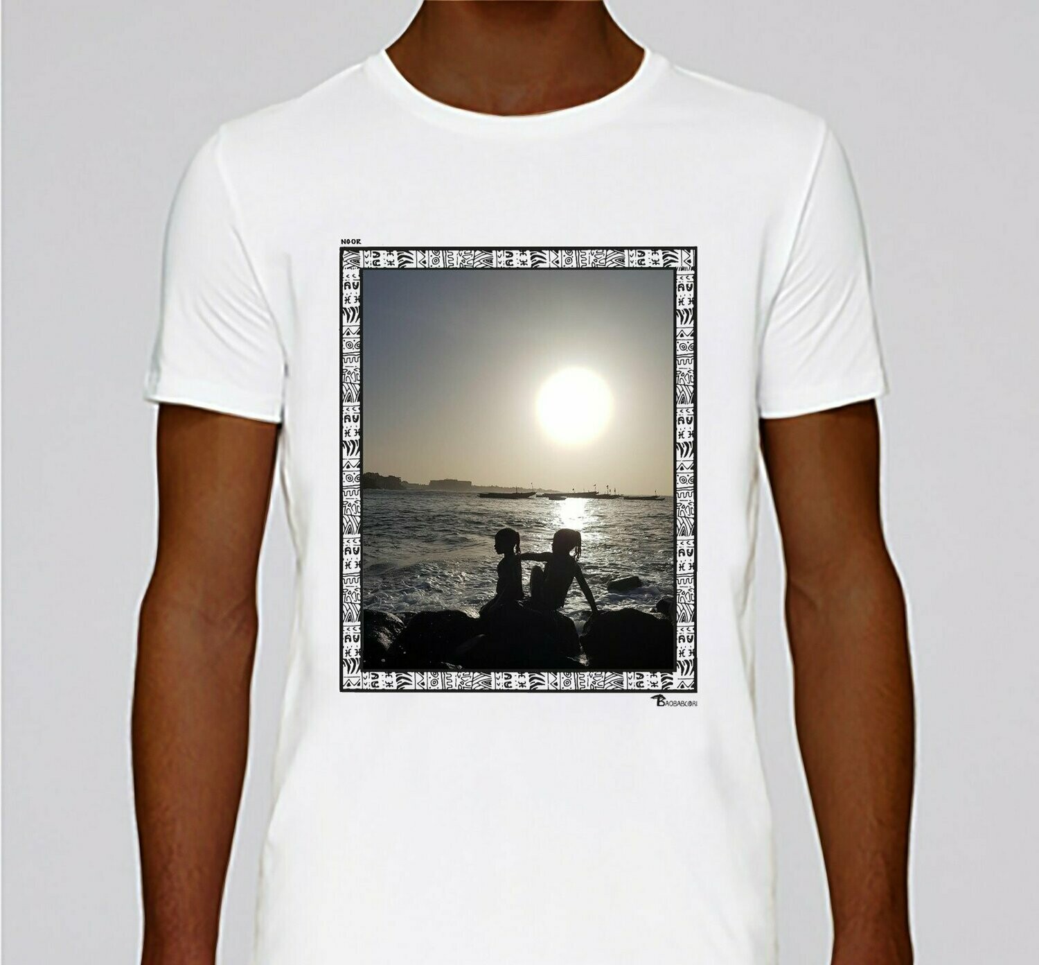 TEE-SHIRT FREESTYLE ART "NGOR", COULEUR: BLANC, TAILLE: XXL