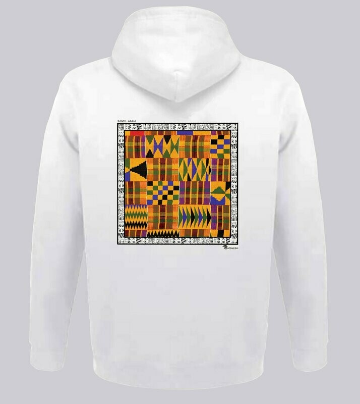 SWEAT A CAPUCHE TEXTILE KENTE GHANA