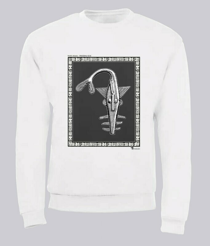 SWEAT POIDS AKAN POISSON SCIE