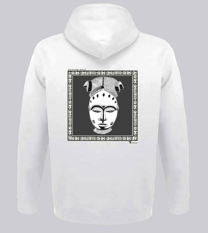SWEAT A CAPUCHE  MASQUE BAOULE CÔTE D'IVOIRE