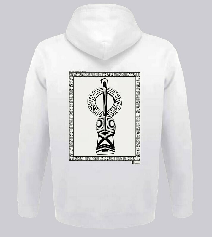 SWEAT A CAPUCHE MASQUE BOBO BURKINA FASO