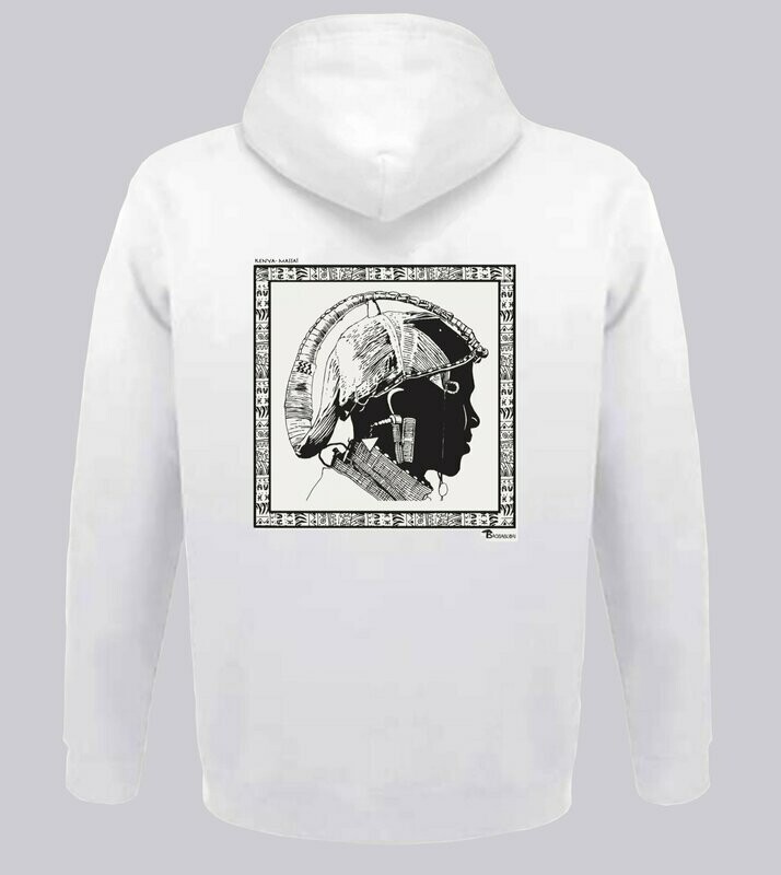 SWEAT A CAPUCHE  COIFFURE MASAÏ KENYA