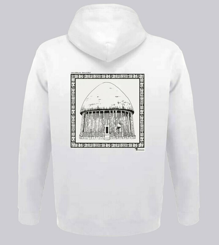 SWEAT A CAPUCHE ARCHITECTURE BAMILEKE CAMEROUN