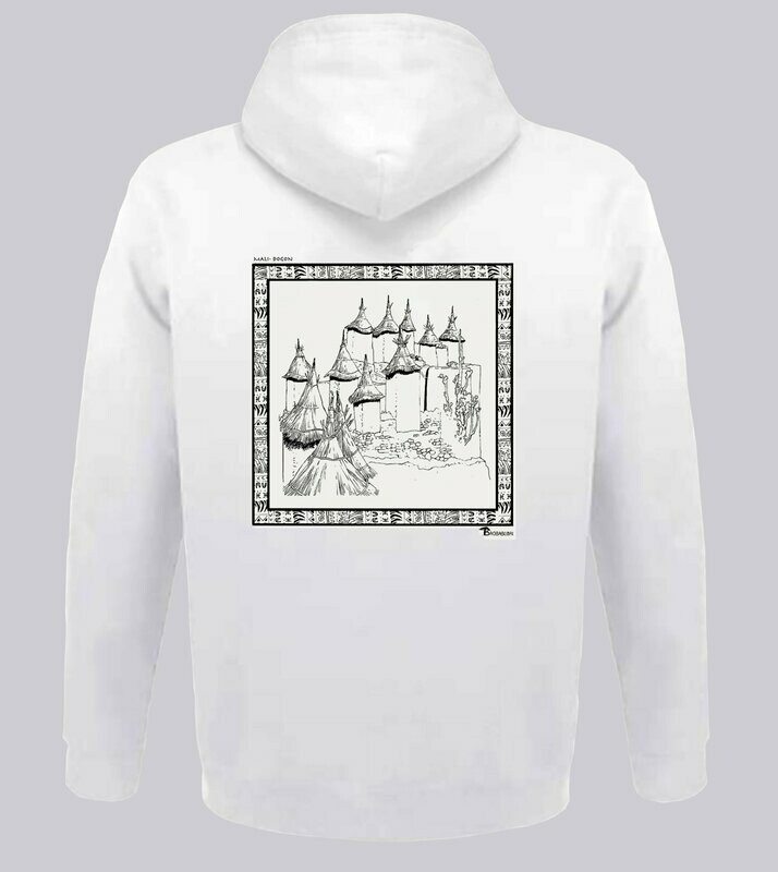 SWEAT A CAPUCHE  ARCHITECTURE DOGON MALI