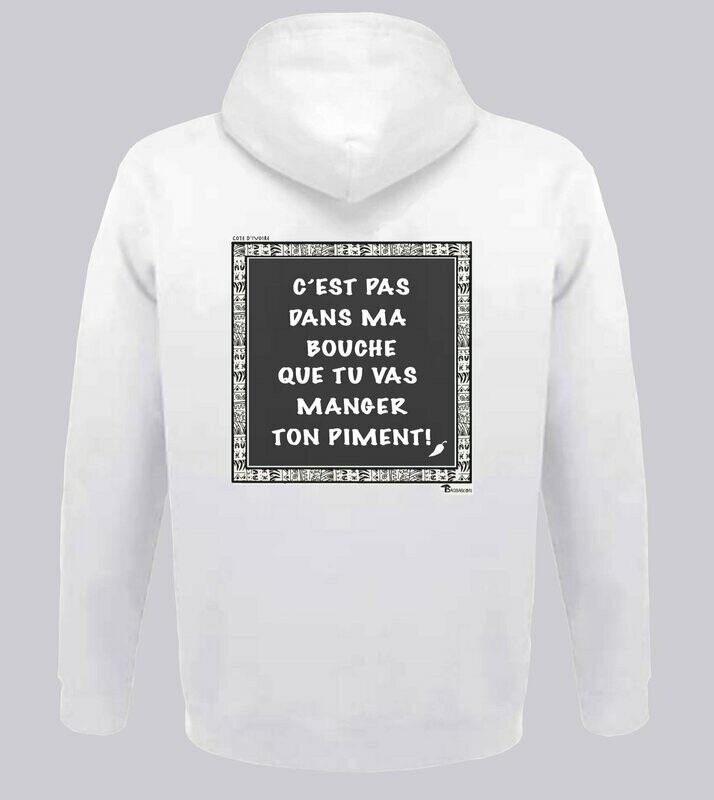 SWEAT A CAPUCHE  EXPRESSION PIMENT CÔTE D'IVOIRE