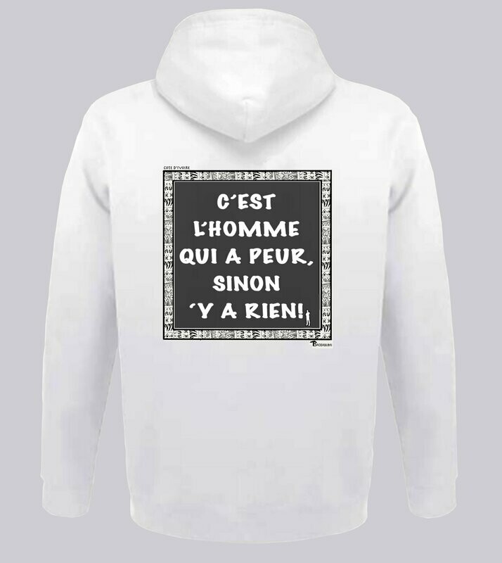 SWEAT A CAPUCHE  EXPRESSION L'HOMME CÔTE D'IVOIRE