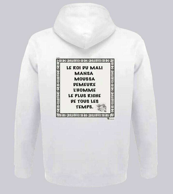 SWEAT A CAPUCHE   ECONOMIE MALI MANSA MOUSSA