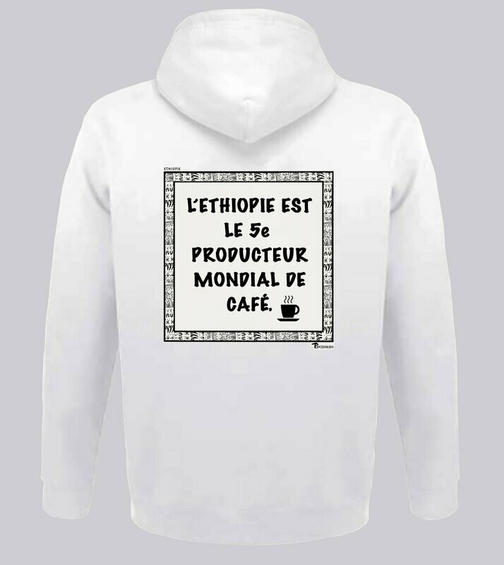 SWEAT A CAPUCHE  ECONOMIE ETHIOPIE CAFE