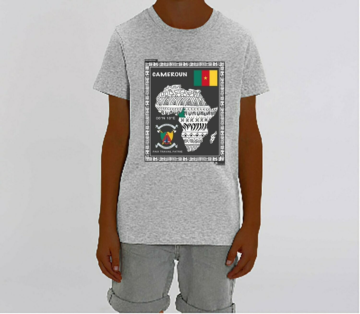 TEE-SHIRT PAYS CAMEROUN