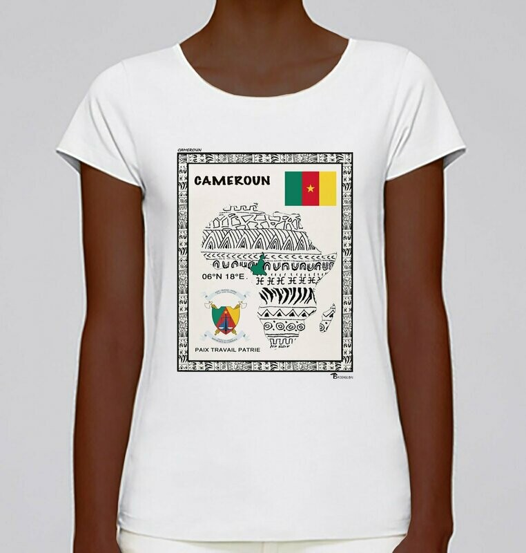 TEE-SHIRT PAYS CAMEROUN
