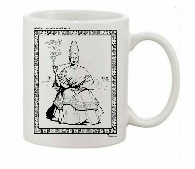 MUG PERSONNALITE SENEGAL  LINGUERE NDATE YALLA