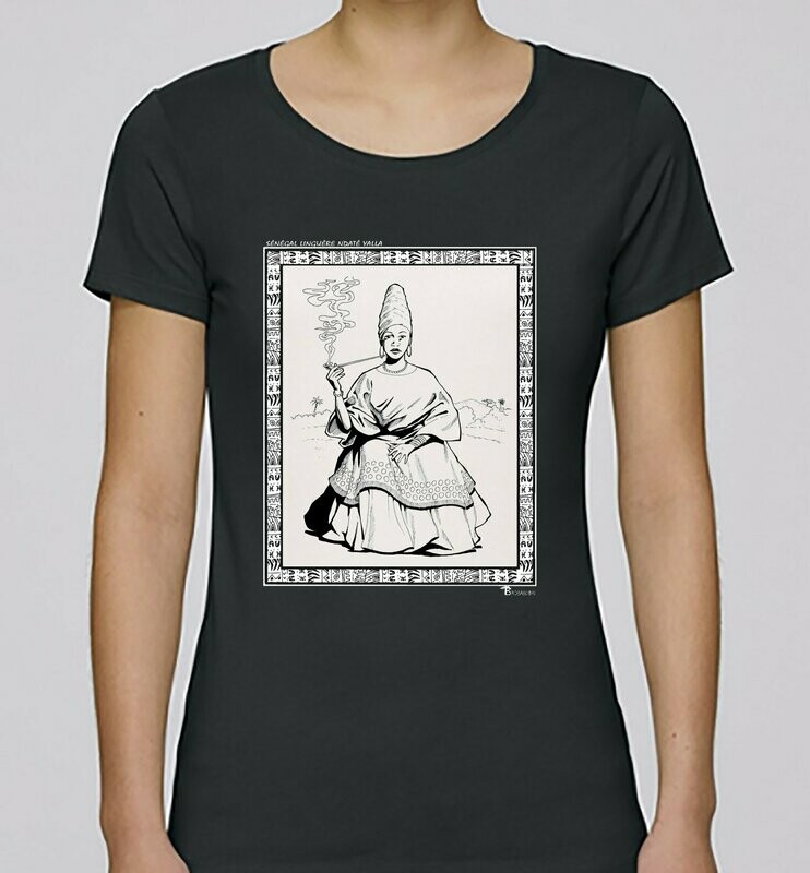TEE-SHIRT PERSONNALITE SENEGAL LINGUERE NDATE YALLA