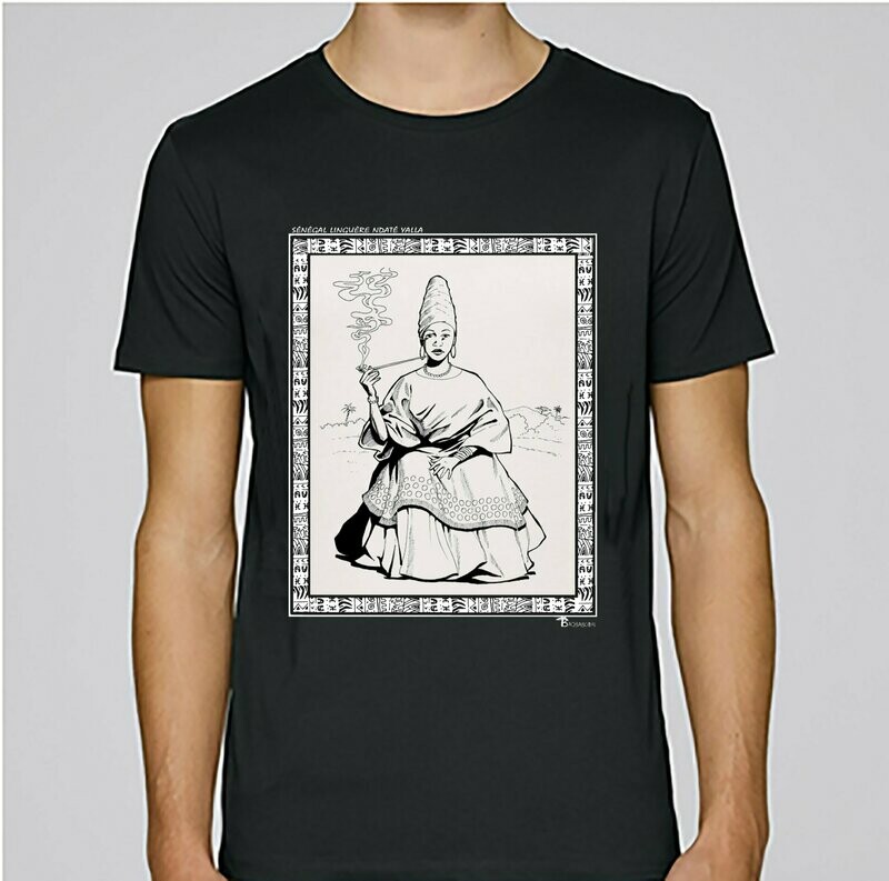 TEE-SHIRT PERSONNALITE SENEGAL LINGUERE NDATE YALLA