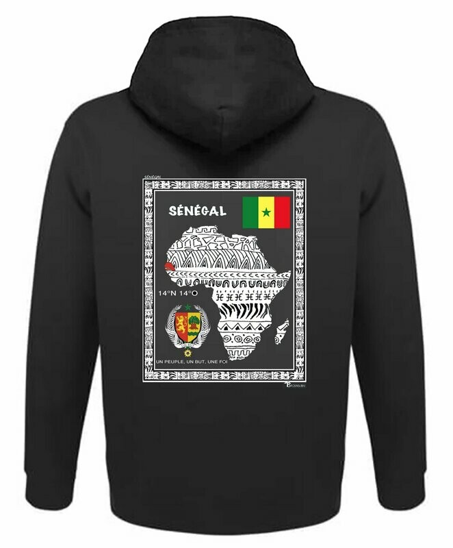 SWEAT A CAPUCHE  PAYS SENEGAL