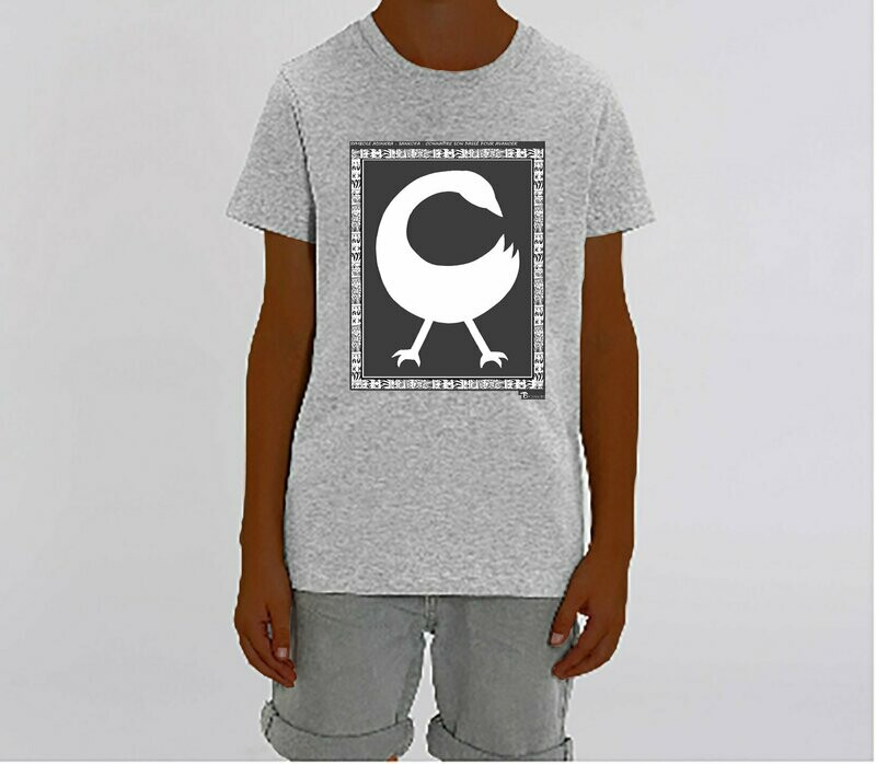 TEE SHIRT SYMBOLE ADINKRA "SANKOFA"  CONNAITRE SON PASSE POUR AVANCER