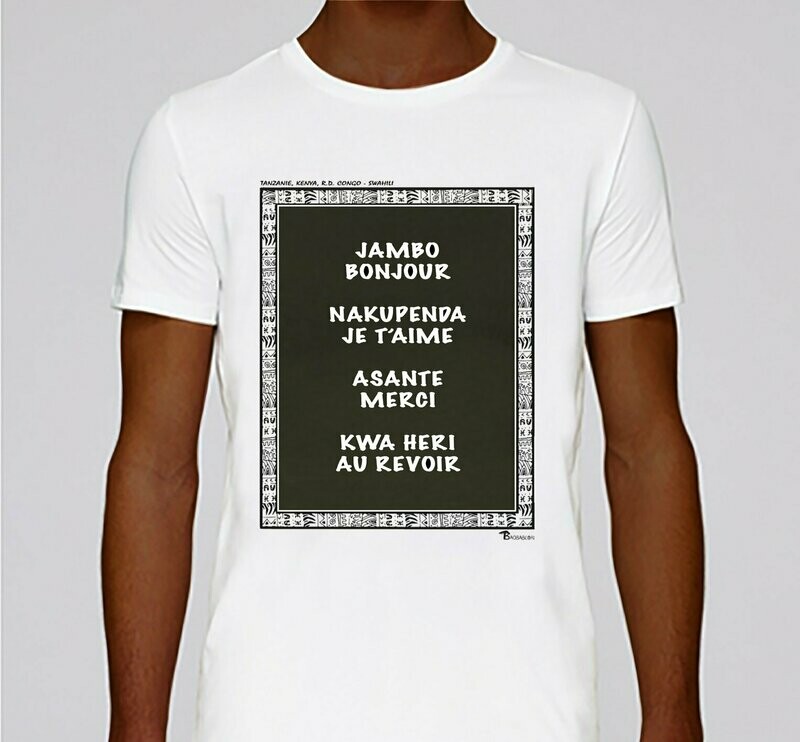 TEE SHIRT LANGUE SWAHILI