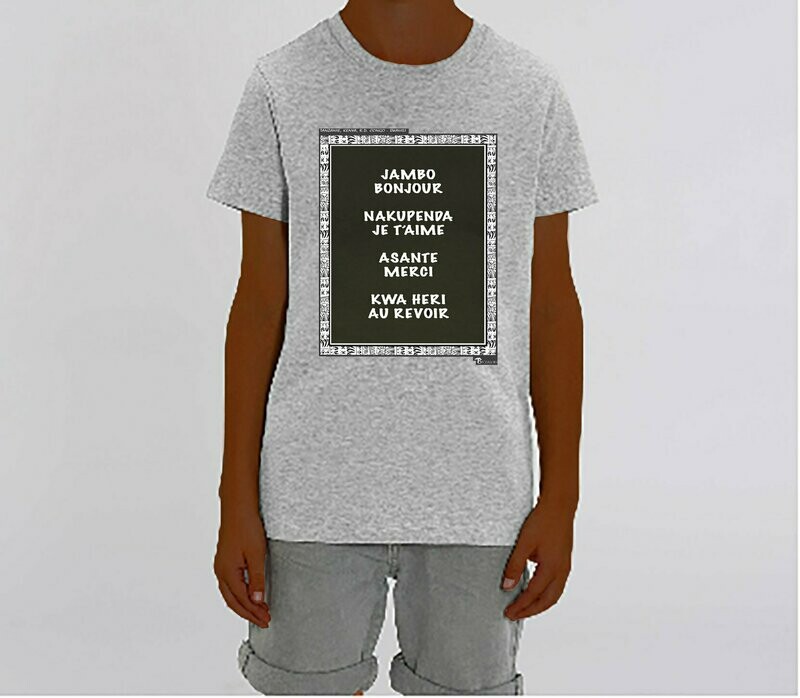 TEE SHIRT LANGUE SWAHILI