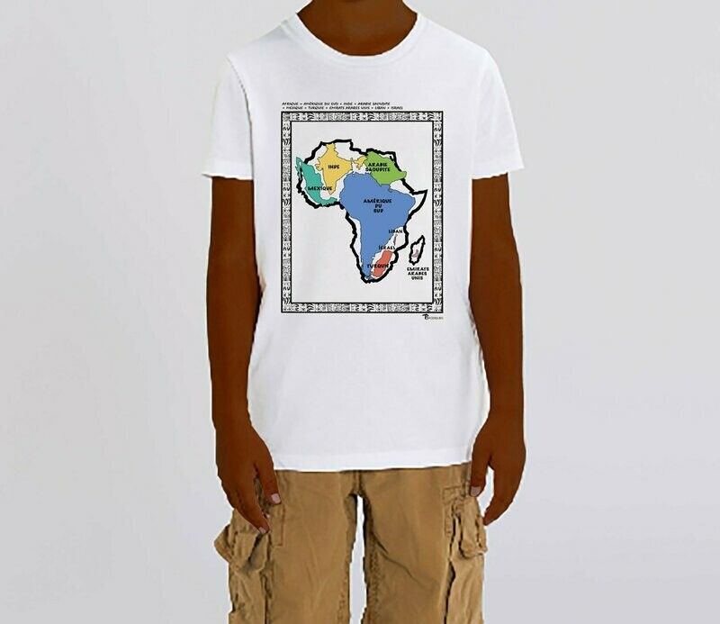 TEE SHIRT GRANDEUR ET PUISSANCE G2, COULEUR: BLANC, FOND MOTIF: BLANC, TAILLE: 2 ANS