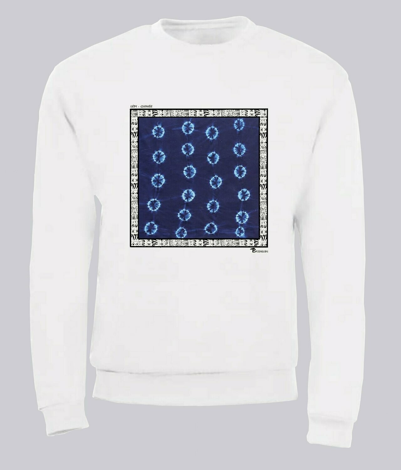 SWEAT TEXTILE LEPI GUINEE, COULEUR: BLANC, TAILLE: XXL