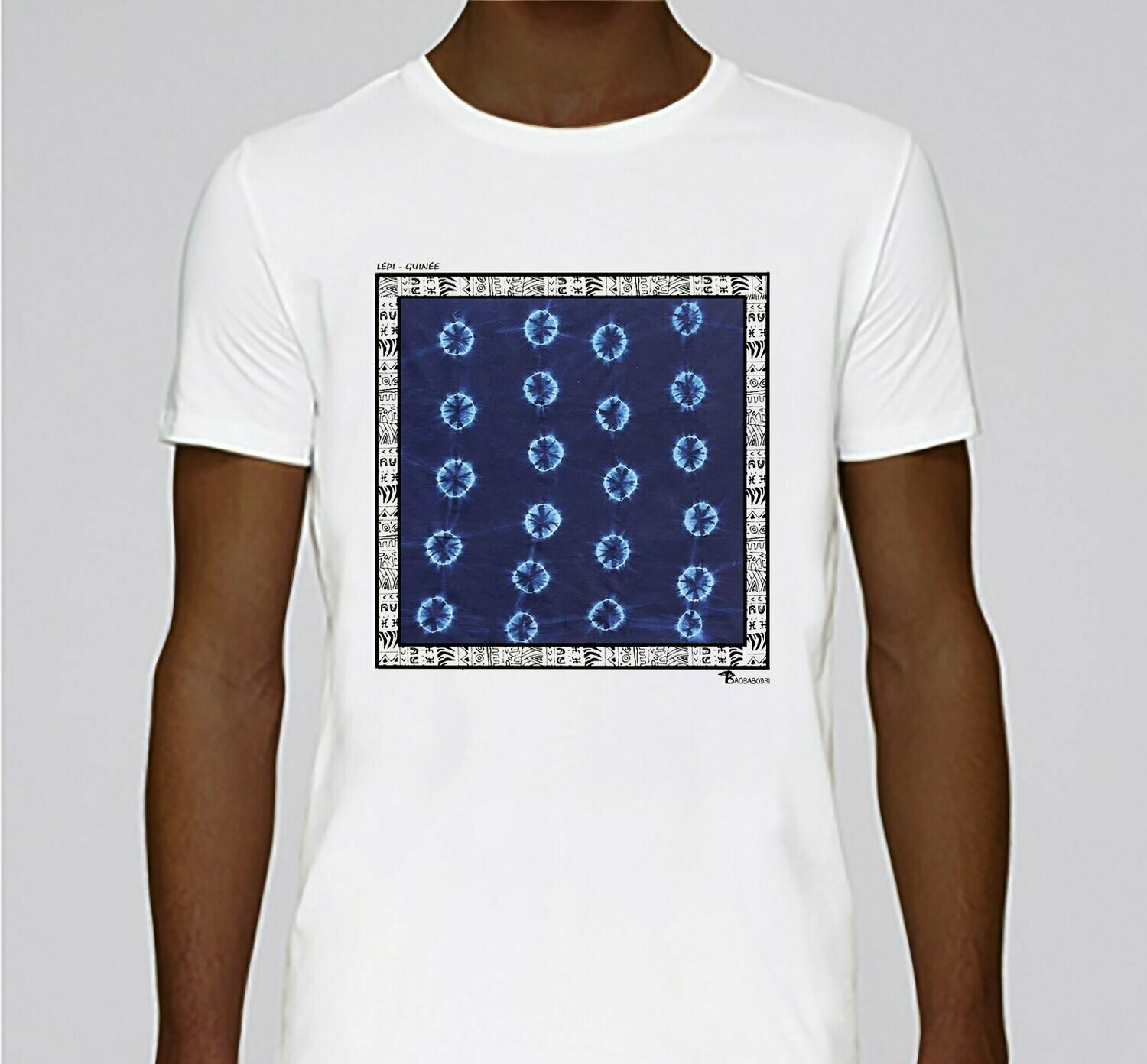 TEE-SHIRT TEXTILE LEPI GUINEE, COULEUR: BLANC, TAILLE: XXL