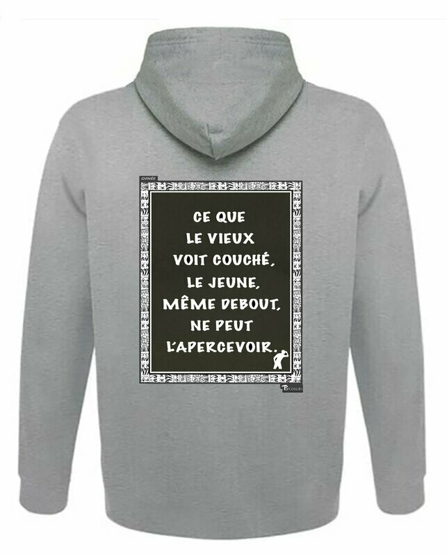 SWEAT A CAPUCHE PROVERBE ET CITATION GUINEE VIEUX