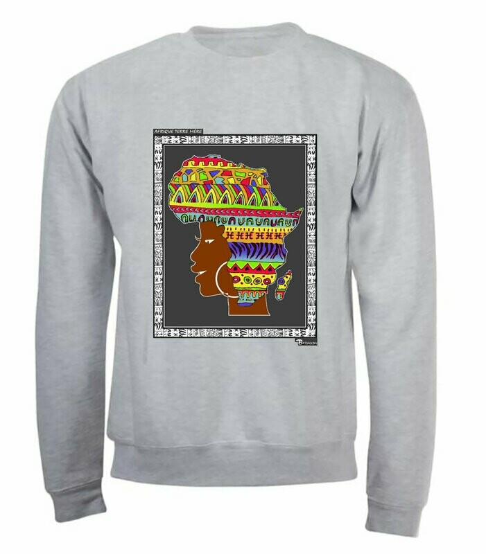 SWEAT FREESTYLE ART "AFRIQUE TERRE MÈRE"