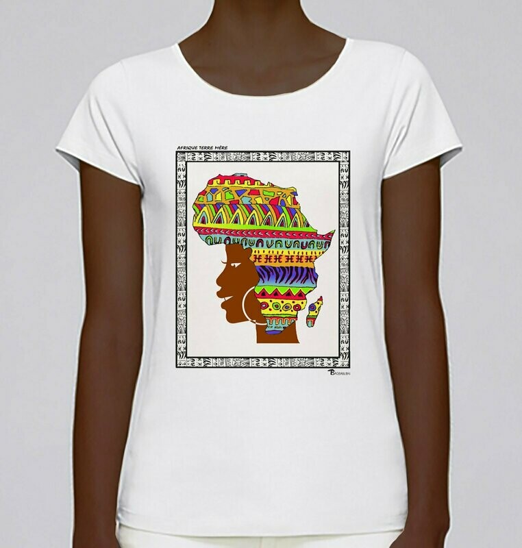 TEE SHIRT FREESTYLE ART "AFRIQUE TERRE MÈRE"