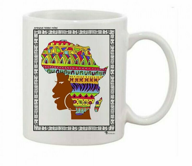 MUG  FREESTYLE ART "AFRIQUE TERRE MÈRE"