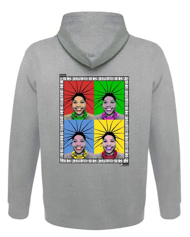 SWEAT A CAPUCHE  FREESTYLE ART "AFRHOL"