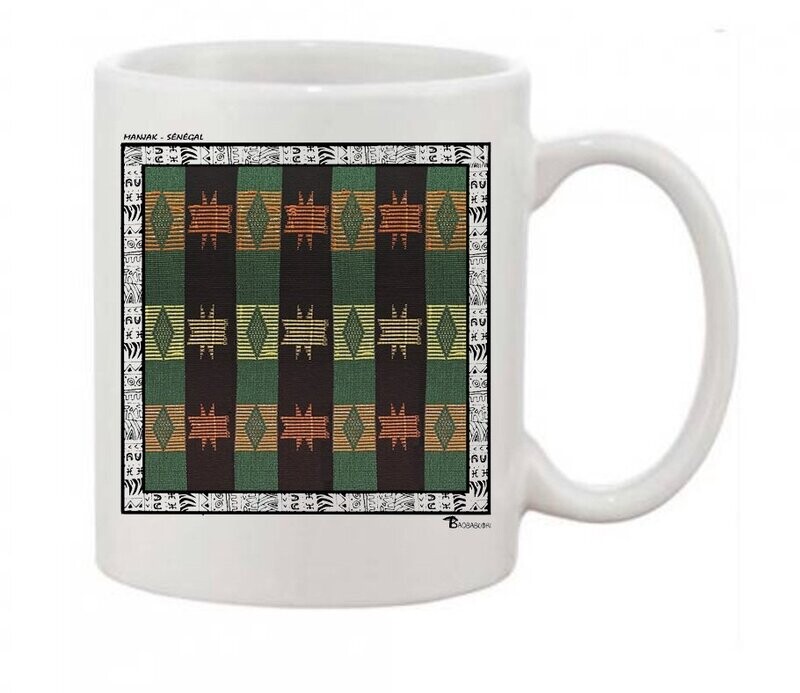 MUG TEXTILE MANJAK SENEGAL
