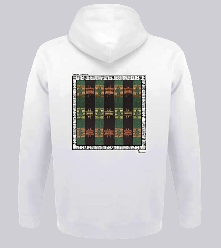 SWEAT A CAPUCHE TEXTILE MANJAK SENEGAL