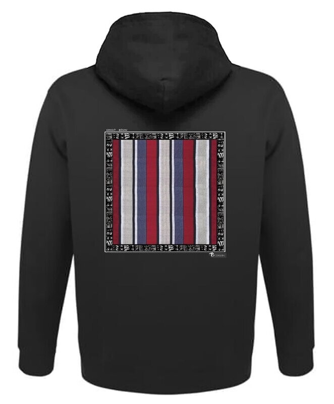 SWEAT A CAPUCHE TEXTILE KANVO BENIN