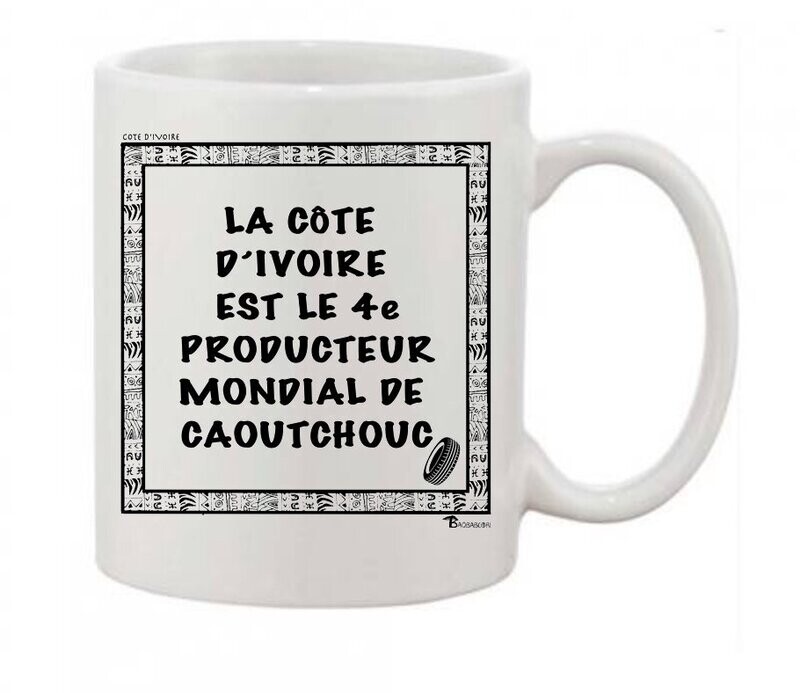 MUG ECONOMIE COTE D'VOIRE CAOUTCHOUC