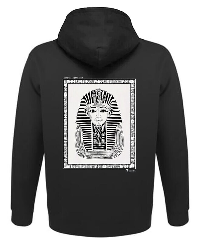 SWEAT A CAPUCHE  PERSONNALITE EGYPTE RAMSES II