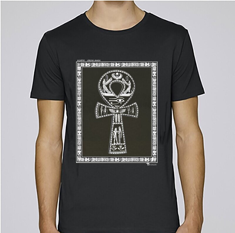 TEE SHIRT FASHION BIJOUX CROIX DE ANKH EGYPTE