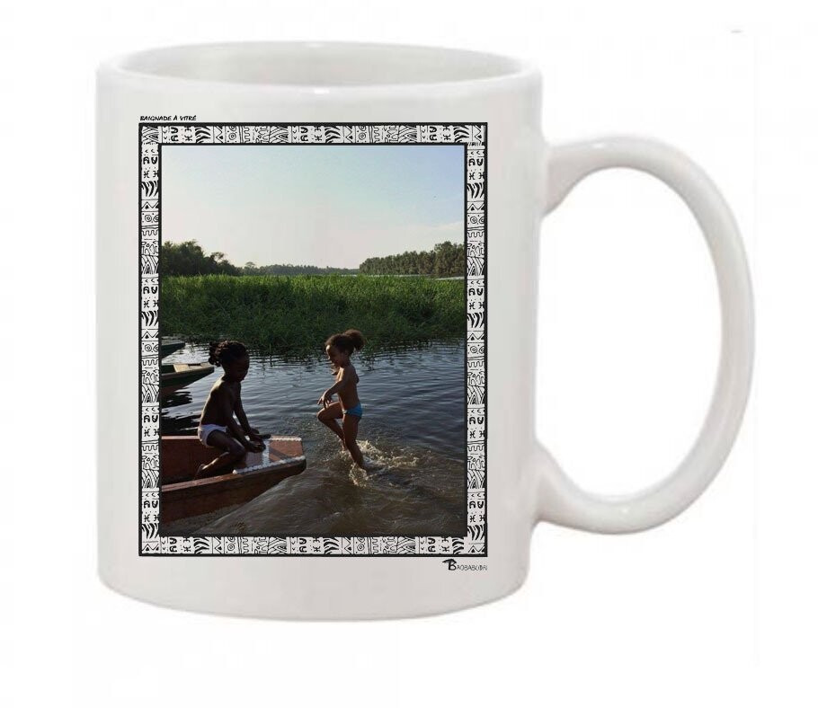 MUG FREESTYLE ART "BAIGNADE A VITRÉ"