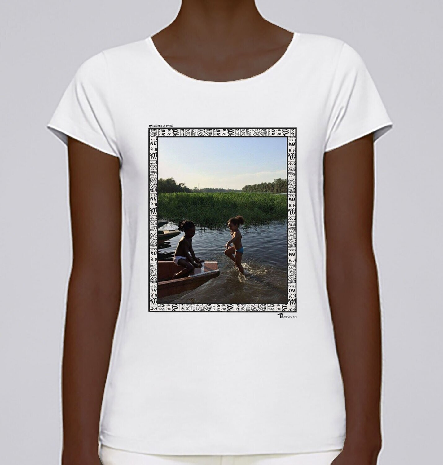 TEE SHIRT SFREESTYLE ART "BAIGNADE A VITRÉ"