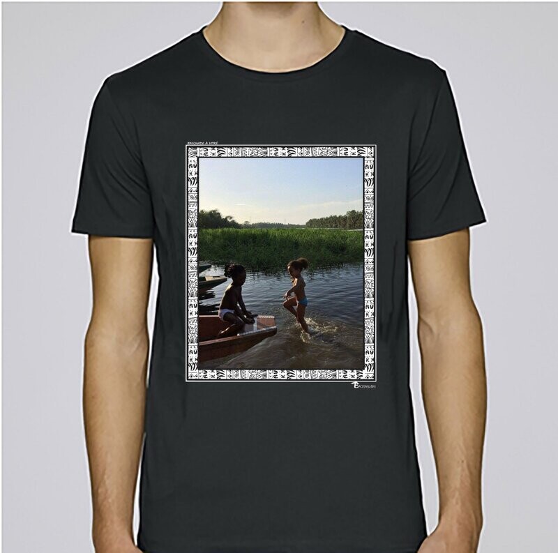 TEE SHIRT FREESTYLE ART "BAIGNADE A VITRÉ"