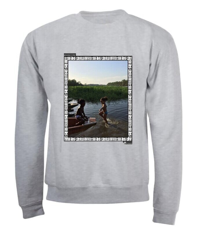 SWEAT FREESTYLE ART "BAIGNADE A VITRÉ"