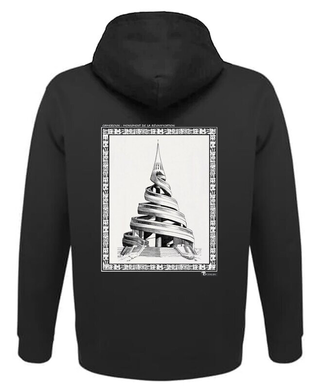 SWEAT A CAPUCHE MONUMENT DE LA REUNIFICATION CAMEROUN