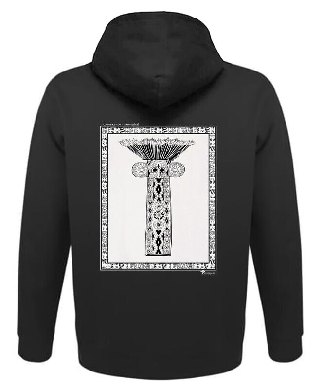 SWEAT A CAPUCHE MASQUE BAMILEKE CAMEROUN