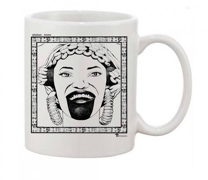 MUG FASHION MAQUILLAGE PEUHL SENEGAL
