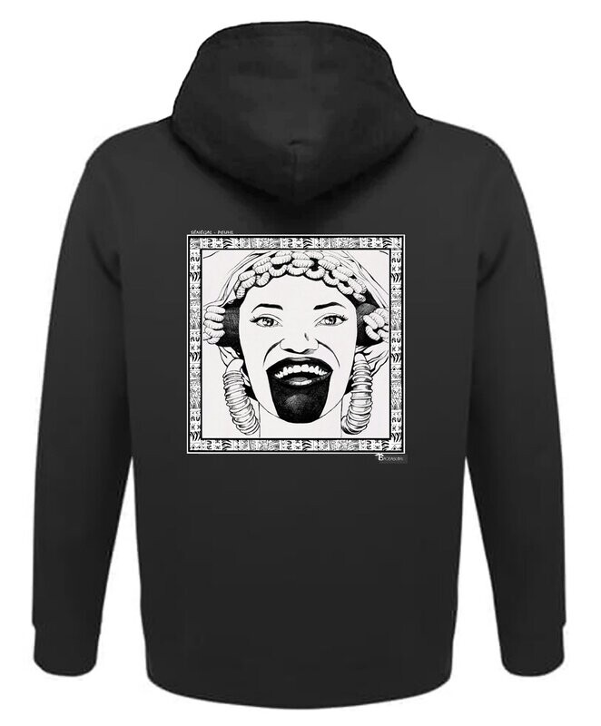 SWEAT A CAPUCHE FASHION MAQUILLAGE PEUHL SENEGAL