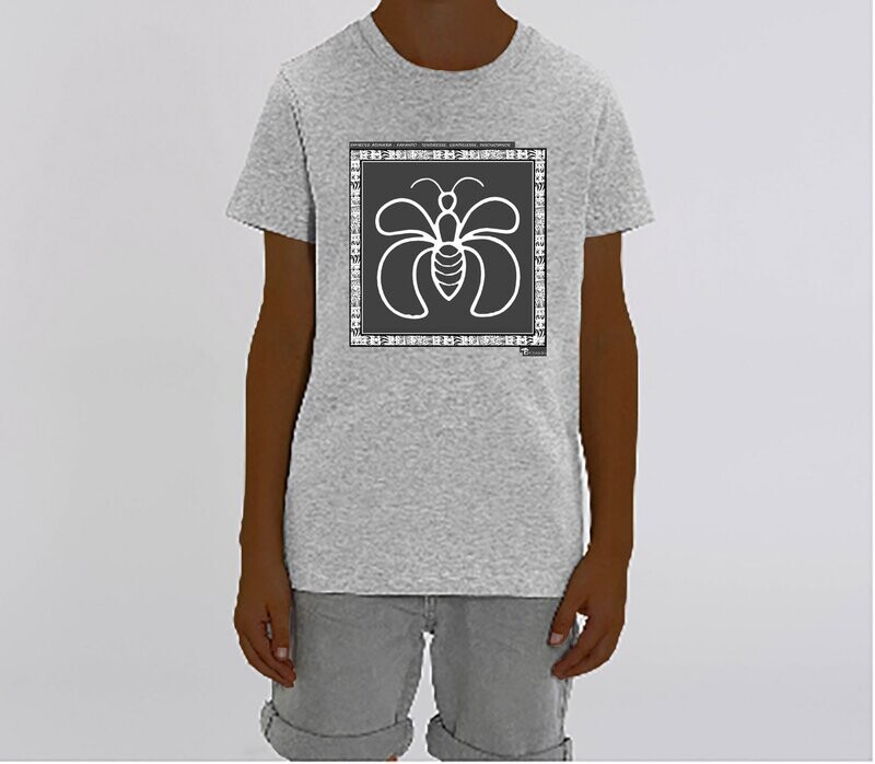 TEE SHIRT SYMBOLE ADINKRA "FAFANTO" TENDRESSE GENTILLESSE INSOUCIANCE