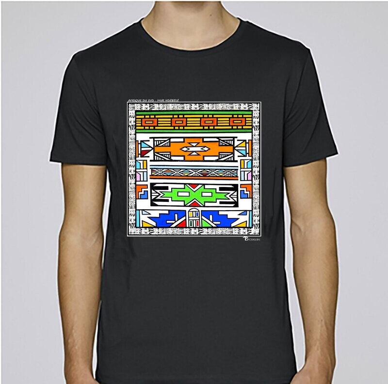 TEE SHIRT ARCHITECTURE NDEBELE AFRIQUE DU SUD