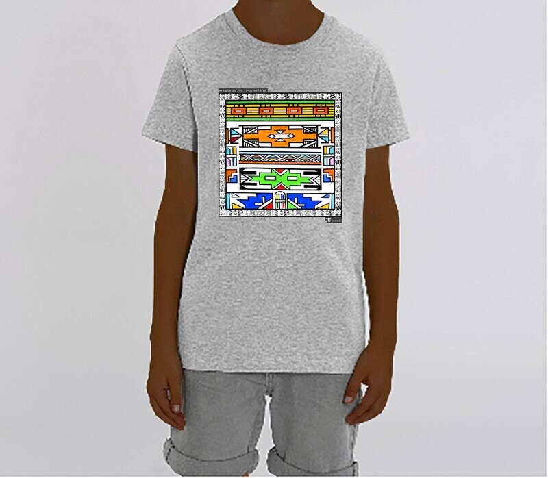 TEE SHIRT ARCHITECTURE NDEBELE AFRIQUE DU SUD
