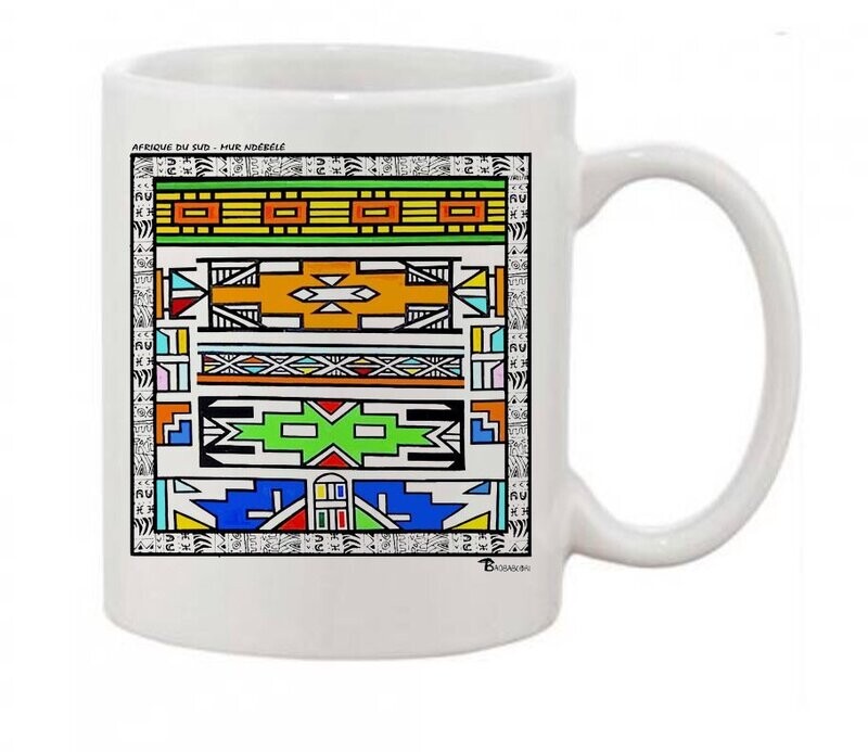 MUG ARCHITECTURE NDEBELE AFRIQUE DU SUD